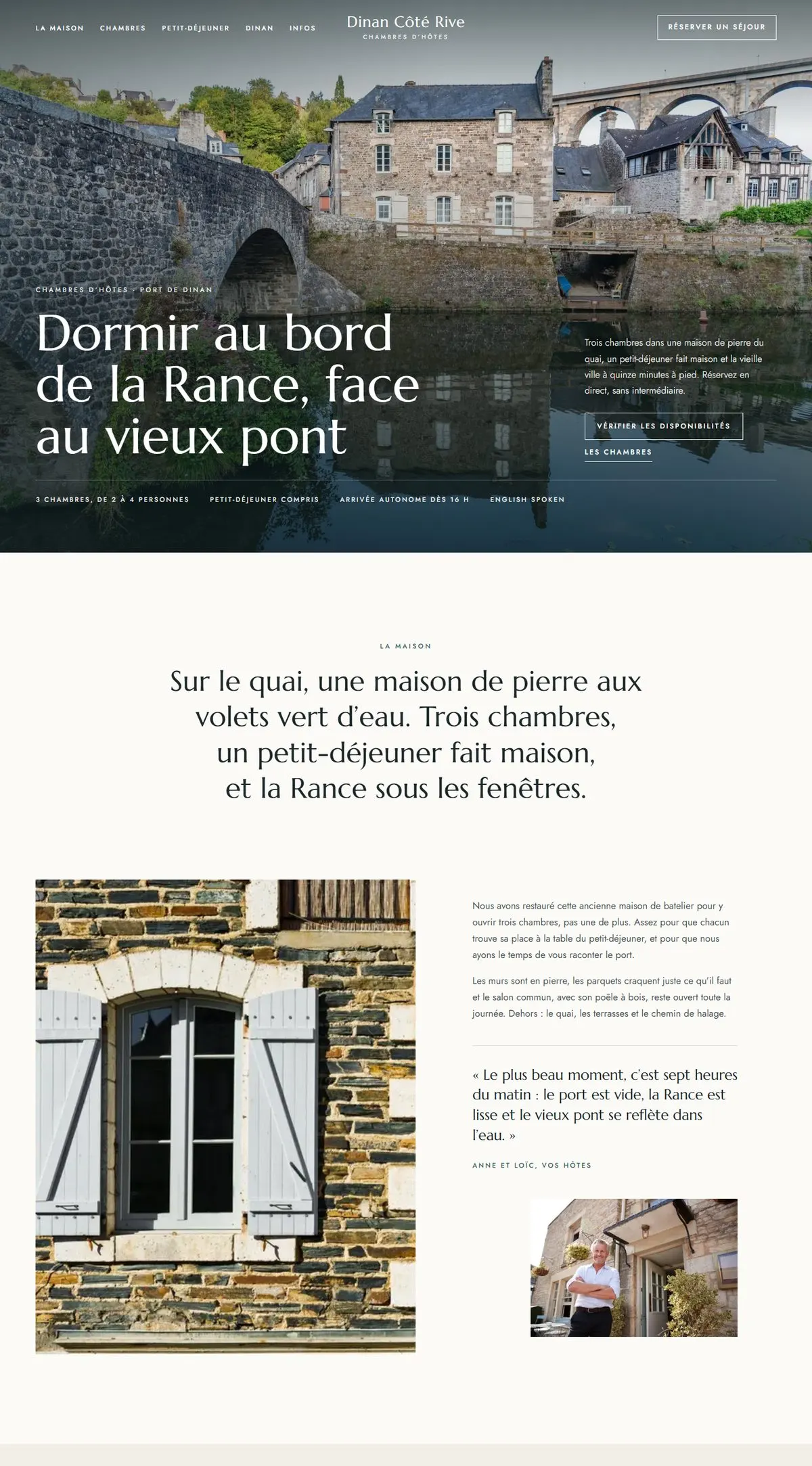 Aperçu du site Dinan Côté Rive